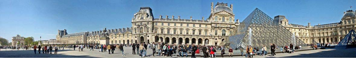 Imagens Louvre e Paris